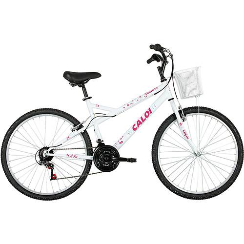 Assistência Técnica, SAC e Garantia do produto Bicicleta Caloi Ventura Aro 26 21 Marchas MTB - Branca