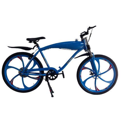 Assistência Técnica, SAC e Garantia do produto Bicicleta com Tanque Embutido - Quadro de Alumínio Reforçado para Motorização - Azul