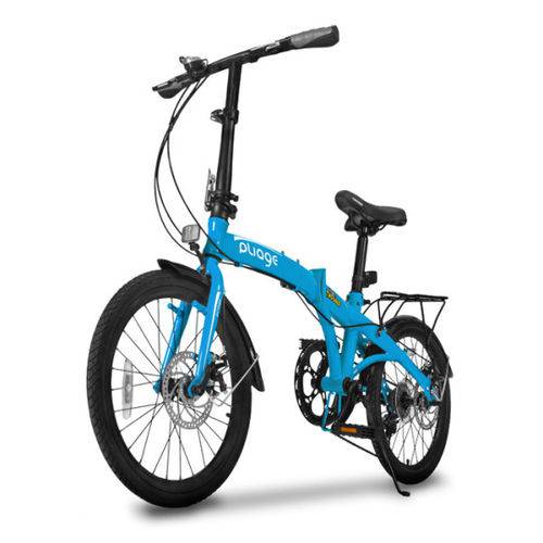 Assistência Técnica, SAC e Garantia do produto Bicicleta Dobravel Two Dogs Pliage Plus 7 Marchas Freio a Disco Azul