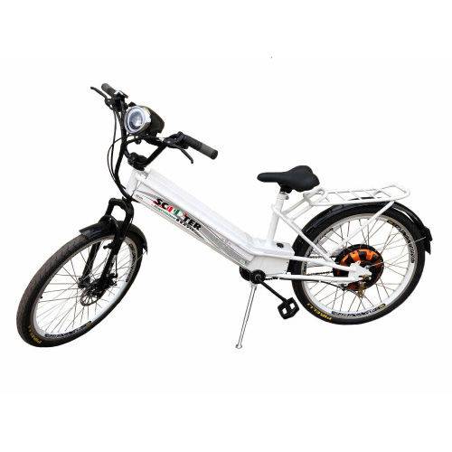 Assistência Técnica, SAC e Garantia do produto Bicicleta Elétrica 850W Daytona Scooter Brasil -Branca (Com Farol e Alarme)