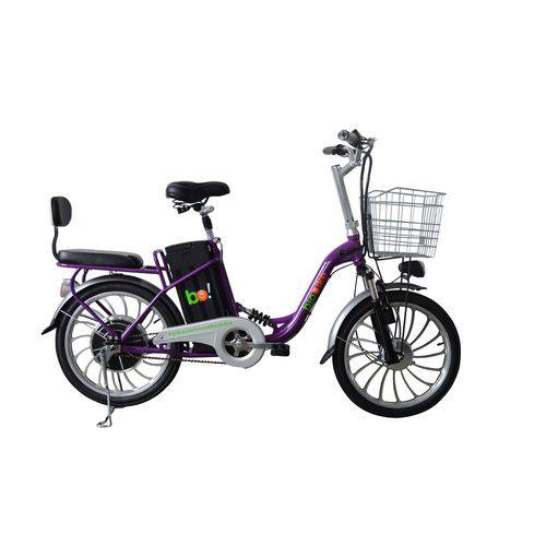 Assistência Técnica, SAC e Garantia do produto Bicicleta Elétrica Biobike, Quadro em Aço, Modelo URBANA-ROXA