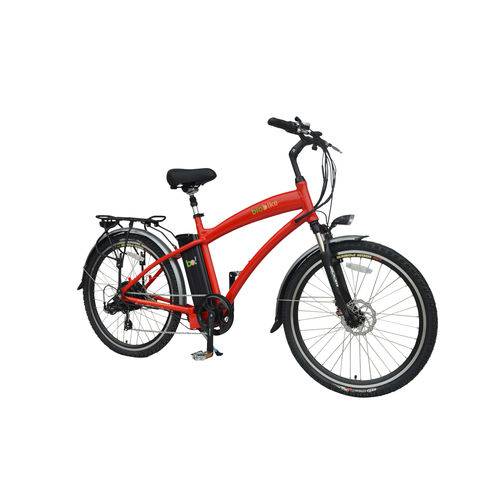 Assistência Técnica, SAC e Garantia do produto Bicicleta Elétrica Biobike, Quadro em Alumínio, Modelo CLASSIC-VERMELHA