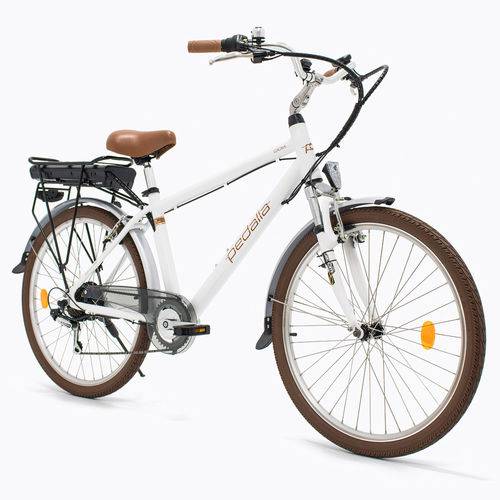Assistência Técnica, SAC e Garantia do produto Bicicleta Elétrica Pedalla Gioia Masculina Branca