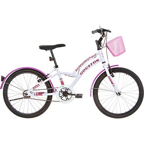 Assistência Técnica, SAC e Garantia do produto Bicicleta Infantil Houston Excel Aro 20 Monovelocidade - Branca