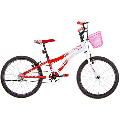 Assistência Técnica, SAC e Garantia do produto Bicicleta Infantil Houston Nina Aro 20 Monovelocidade - Banco/Vermelho