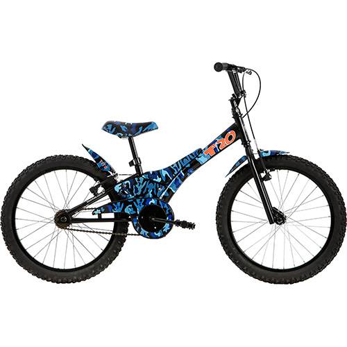 Assistência Técnica, SAC e Garantia do produto Bicicleta Infantil Tito Bike Camuflada Aro 20 - Azul