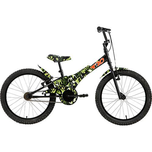 Assistência Técnica, SAC e Garantia do produto Bicicleta Infantil Tito Bike Camuflada Aro 20 - Verde