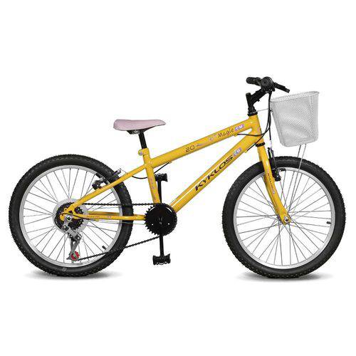 Assistência Técnica, SAC e Garantia do produto Bicicleta Kyklos Aro 20 Magie 7V Amarelo