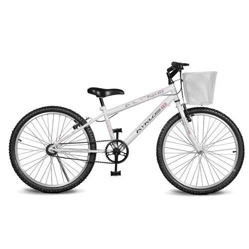 Assistência Técnica, SAC e Garantia do produto Bicicleta Kyklos Aro 24 Magie Sem Marchas Branca