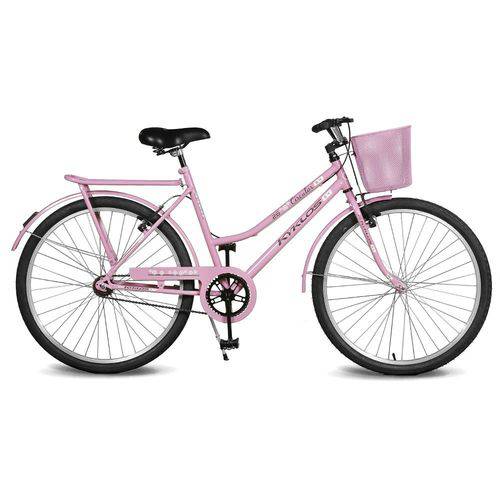 Assistência Técnica, SAC e Garantia do produto Bicicleta Kyklos Aro 26 Circular 5.4 Freio Manual com Cesta Rosa