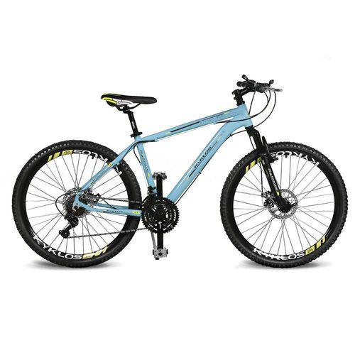 Assistência Técnica, SAC e Garantia do produto Bicicleta Kyklos Aro 26 Kivnon 8.5 Freio a Disco 21V Azul/Amarelo