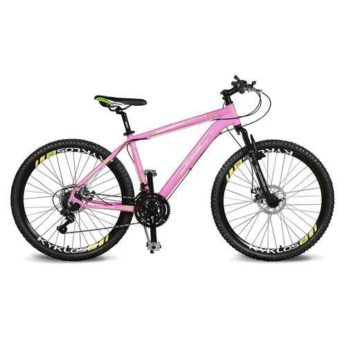 Assistência Técnica, SAC e Garantia do produto Bicicleta Kyklos Aro 26 Kivnon 8.5 Freio a Disco 21V Rosa/Verde