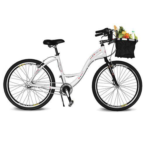 Assistência Técnica, SAC e Garantia do produto Bicicleta Kyklos Aro 26 Urbis 8.7 V-Brake Nexus com Cesta Branco