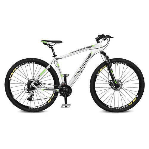 Assistência Técnica, SAC e Garantia do produto Bicicleta Kyklos Aro 29 Endurance 9.7 24V Freio a Disco com Suspensão A-36 Branco/Verde