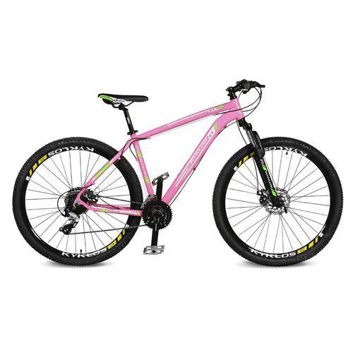 Assistência Técnica, SAC e Garantia do produto Bicicleta Kyklos Aro 29 Endurance 9.7 24V Freio a Disco com Suspensão A-36 Rosa/Verde