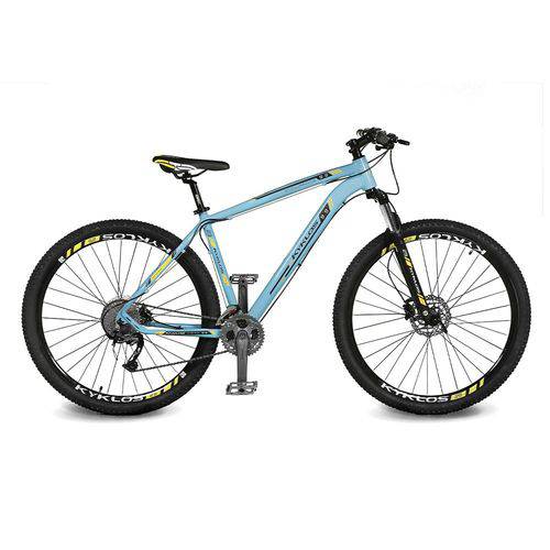 Assistência Técnica, SAC e Garantia do produto Bicicleta Kyklos Aro 29 Endurance 9.9 27 V. Freio Hidráulica com Trava Azul/Amarelo