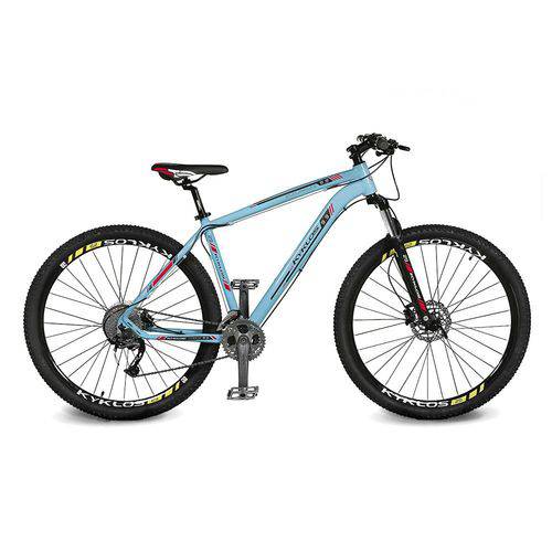 Assistência Técnica, SAC e Garantia do produto Bicicleta Kyklos Aro 29 Endurance 9.9 27 V. Freio Hidráulica com Trava Azul/Vermelho