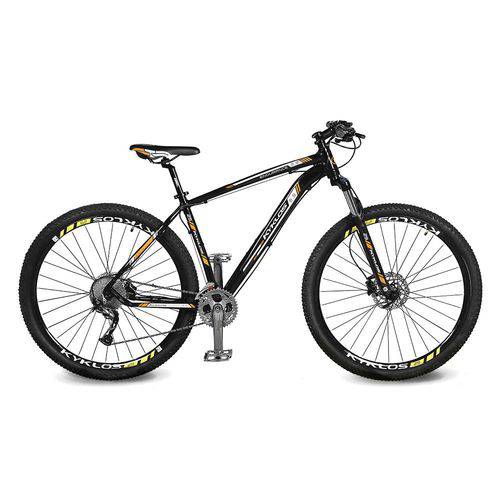 Assistência Técnica, SAC e Garantia do produto Bicicleta Kyklos Aro 29 Endurance 9.9 27 V. Freio Hidráulica com Trava Preto/Laranja