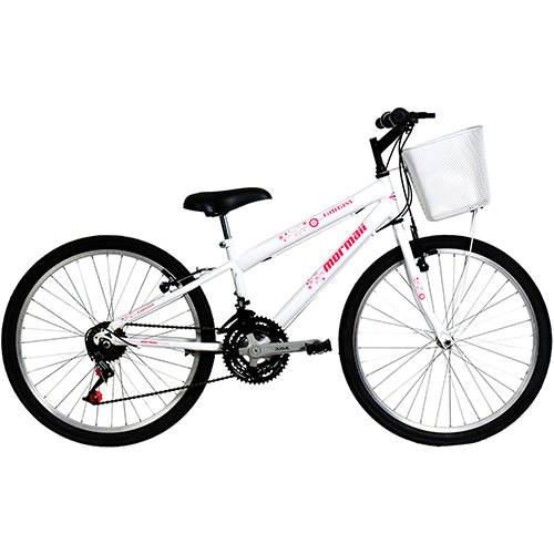 Assistência Técnica, SAC e Garantia do produto Bicicleta Mormaii Aro 24 Fantasy 21 Marchas Branca