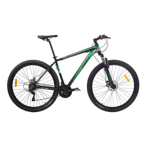 Assistência Técnica, SAC e Garantia do produto Bicicleta MTB Mobele Rhino 21v Preta com Verde 17"
