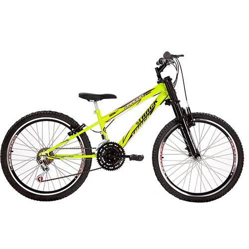 Assistência Técnica, SAC e Garantia do produto Bicicleta Track & Bikes Down Hill Dragon Fire 18V Aro 24 Amarelo Neon
