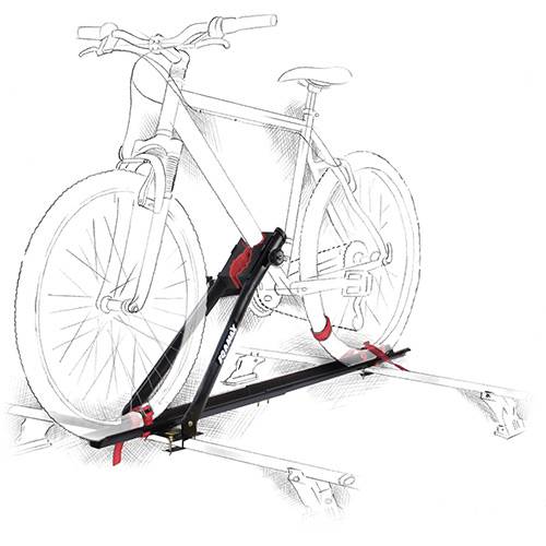 Assistência Técnica, SAC e Garantia do produto Bike Teto Velox Aço Preto - Eqmax