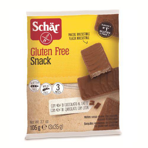 Assistência Técnica, SAC e Garantia do produto Biscoito Sem Glúten Snack de Chocolate Tipo Wafer - Schar