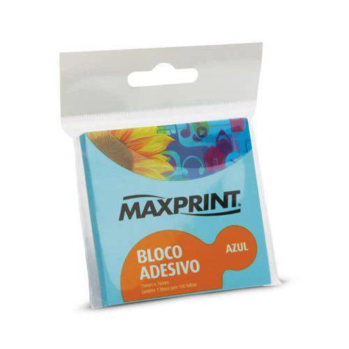 Assistência Técnica, SAC e Garantia do produto Bloco Adesivo Maxprint Azul Neom 76x102 Médio