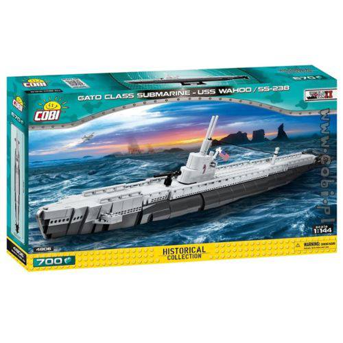 Assistência Técnica, SAC e Garantia do produto Blocos de Montar Submarino Americano USS Wahoo Gato Class - 700 Peças - Cobi