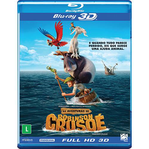 Assistência Técnica, SAC e Garantia do produto Blu-ray 3D as Aventuras de Robinson Crusoé