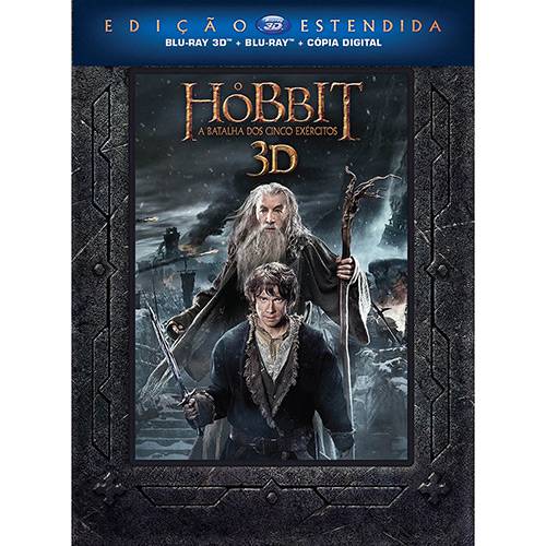 Assistência Técnica, SAC e Garantia do produto Blu-Ray 3D + Blu-Ray o Hobbit - a Batalha dos Cinco Exércitos Edição Estendida (5 Discos)