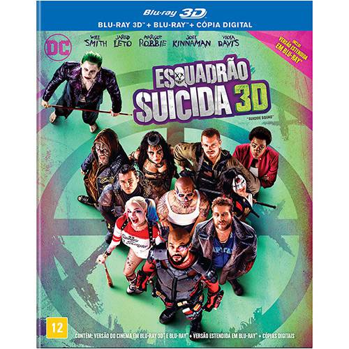 Assistência Técnica, SAC e Garantia do produto Blu- Ray Triplo 3D - Esquadrão Suicida