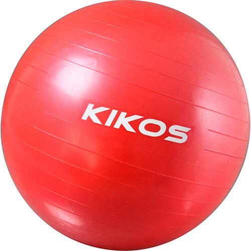 Assistência Técnica, SAC e Garantia do produto Bola de Ginástica Kikos Fitball 55 Cm Vermelha