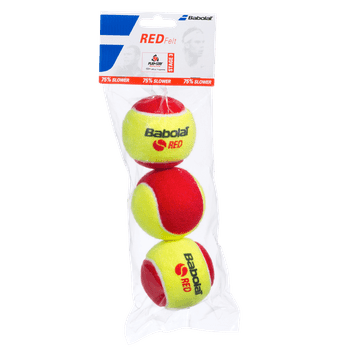 Assistência Técnica, SAC e Garantia do produto Bola de Tênis Babolat Red Felt Pet X3