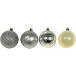 Assistência Técnica, SAC e Garantia do produto Bolas Decoradas Prateadas 6cm 35 Unidades - Orb Christmas