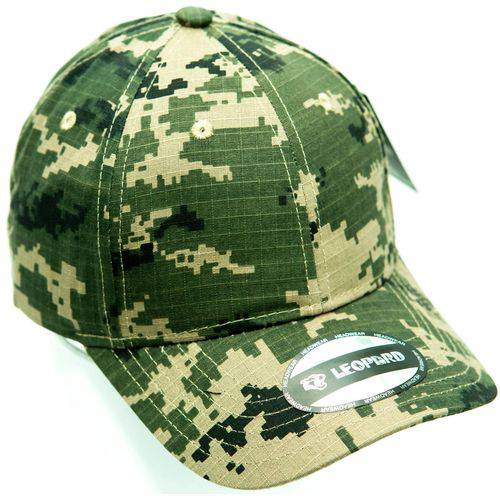 Assistência Técnica, SAC e Garantia do produto Boné Leopard Masculino Camuflado Verde Aba Curva Aberto