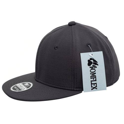 Assistência Técnica, SAC e Garantia do produto Boné Tomflex Masculino Aba Reta Snapback Aberto Cinza Escuro