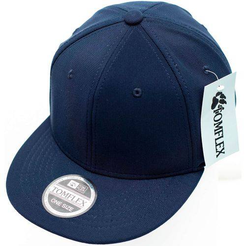 Assistência Técnica, SAC e Garantia do produto Boné Tomflex Masculino Aba Reta Snapback Azul Marinho Fechado