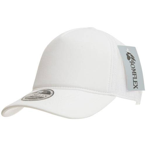 Assistência Técnica, SAC e Garantia do produto Boné Tomflex Unissex Masculino Feminino Tela Trucker Aberto Branco