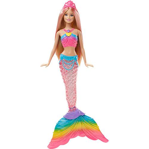 Assistência Técnica, SAC e Garantia do produto Boneca Barbie Fantasia Sereia Luzes Arco-Íris - Mattel