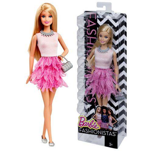 Assistência Técnica, SAC e Garantia do produto Boneca Barbie Fashionistas Loira Roupa Fashion Cor de Rosa - Mattel / Ano de Fabricação: 2014