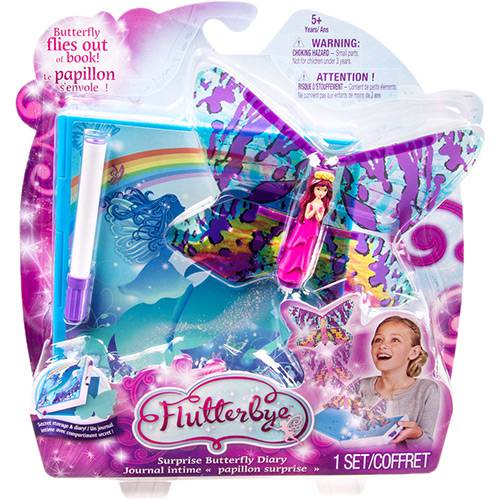 Assistência Técnica, SAC e Garantia do produto Boneca Flutterbye Diário Borboleta Azul - Multikids