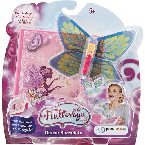 Assistência Técnica, SAC e Garantia do produto Boneca Flutterbye Diário Borboleta Rosa - Multikids