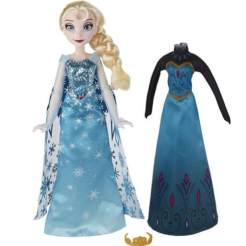 Assistência Técnica, SAC e Garantia do produto Boneca Frozen Vestidos Reais Elsa - Hasbro