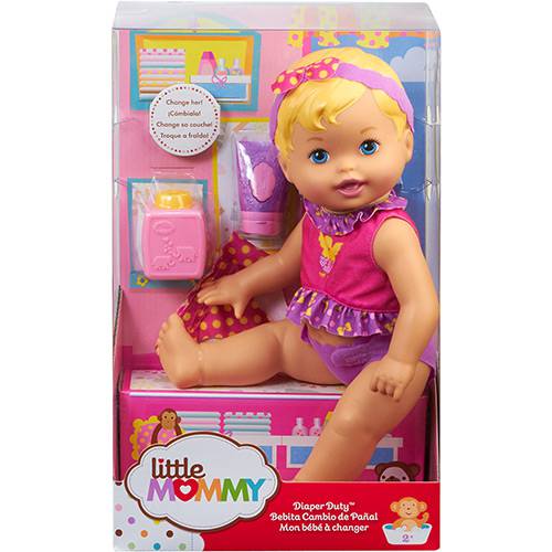 Assistência Técnica, SAC e Garantia do produto Boneca Little Mommy Momentos do Bebê Trocar Fralda - Mattel