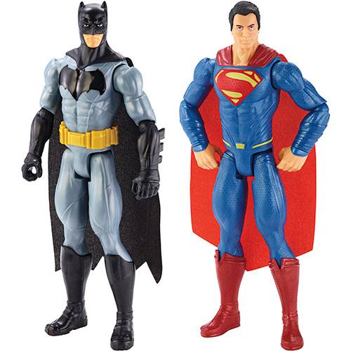 Assistência Técnica, SAC e Garantia do produto Boneco Batman Vs Superman Movie Pack 2 Unidades - Mattel