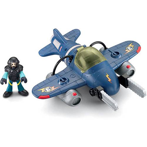 Assistência Técnica, SAC e Garantia do produto Boneco Imaginext Aviões Médios Sky Racer Tornado Jet - Mattel