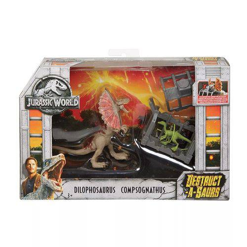 Assistência Técnica, SAC e Garantia do produto Boneco Jurassic World 2 Dilofossauro e Compsognathus FTD09/FTD10 - Mattel