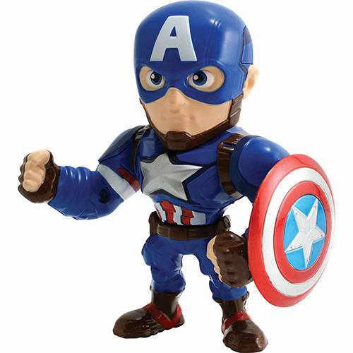 Assistência Técnica, SAC e Garantia do produto Boneco Metals Figure 4" Marvel Civil War Movie - Captain America- Dtc