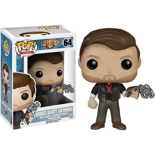 Assistência Técnica, SAC e Garantia do produto Boneco Pop! Games Bioshock Booker Dewitt With Skyhook - Funko